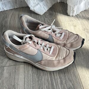 Nike Women's Blush and Gray Sneakers